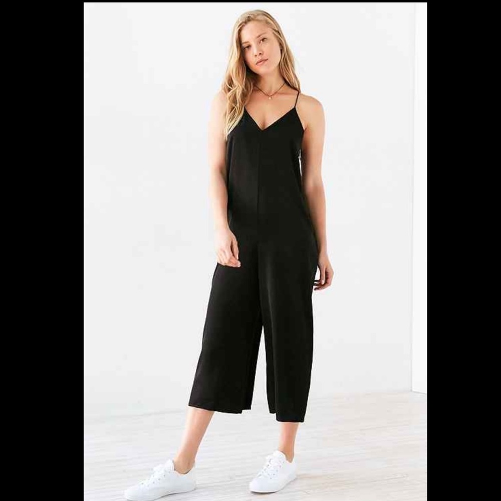 Silence + Noise Satin Jumpsuit